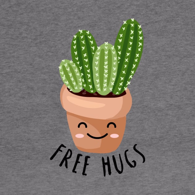 Free Hugs - Happy Cactus design by Plantitas